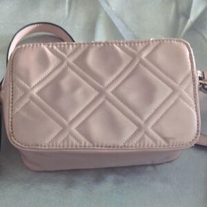 Elegant Quilted Pink Shoulder Bag